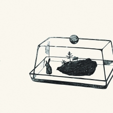 溫室 2014  紙凹版 37x50cm-大美無言藝術空間